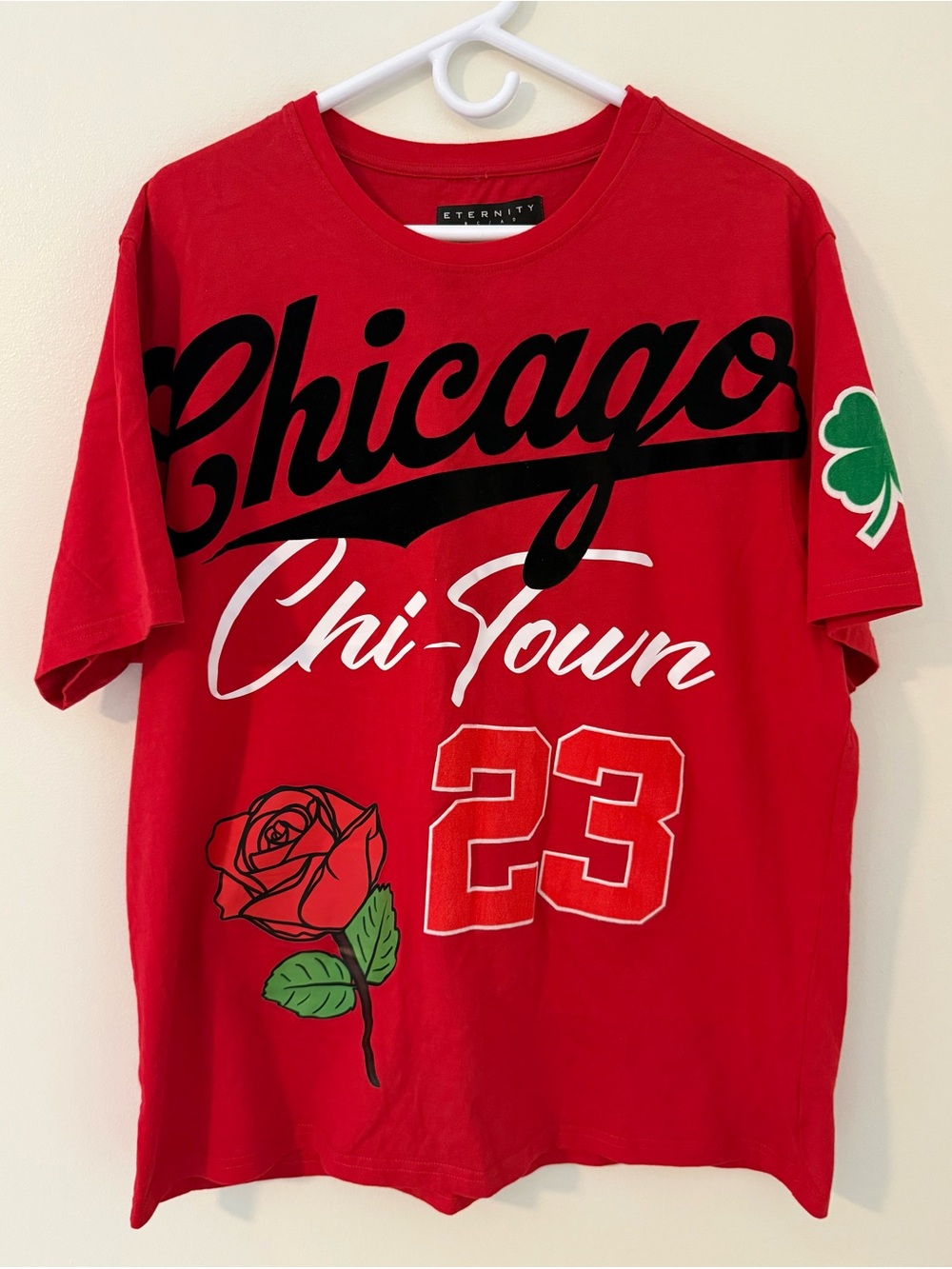 Eternity BC/AD “Chi-Town” Tee Retro Red Sz 3XL